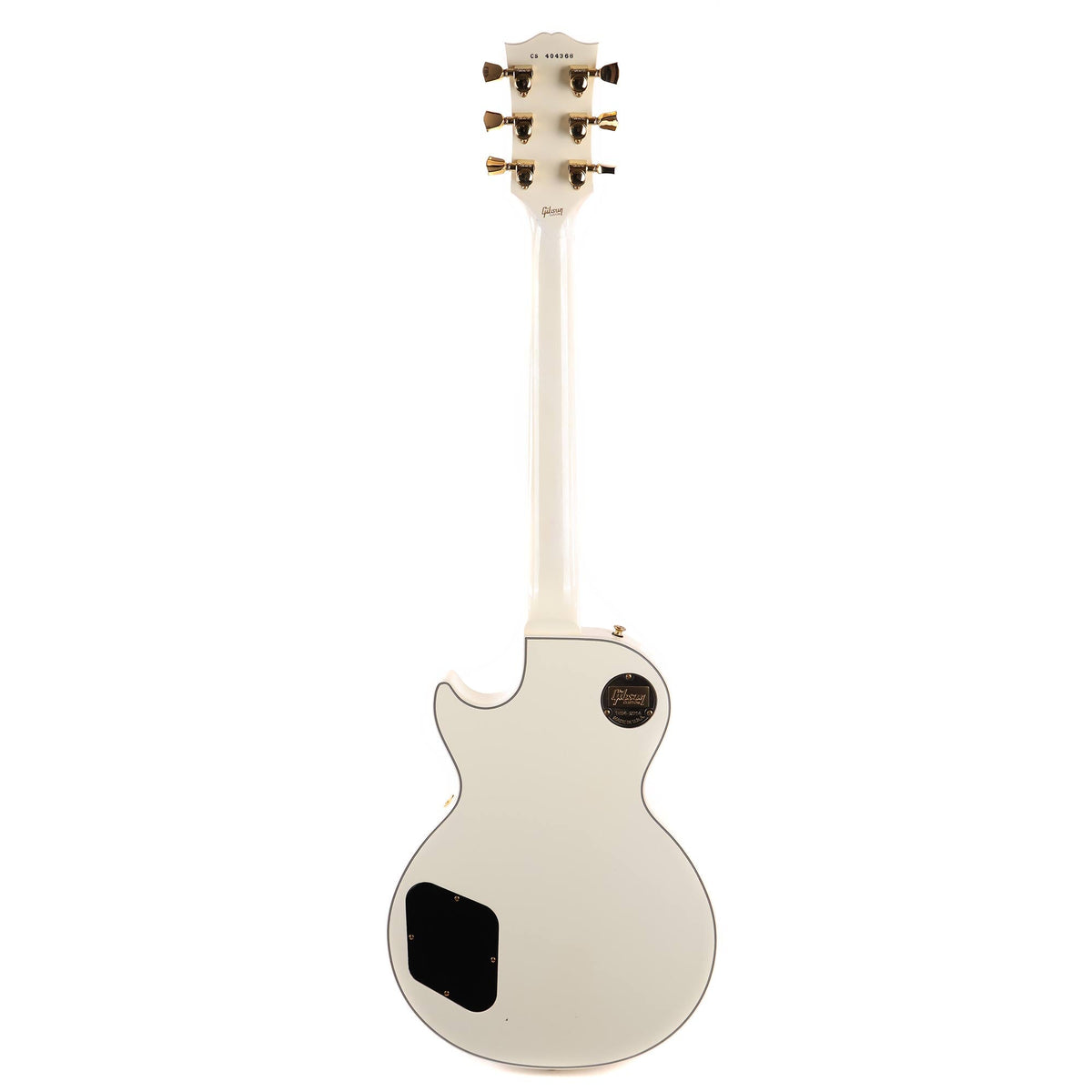 Gibson Custom Shop Les Paul Custom Alpine White Headstock Repair — 3