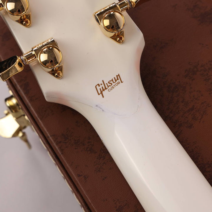 Gibson Custom Shop Les Paul Custom Alpine White Headstock Repair