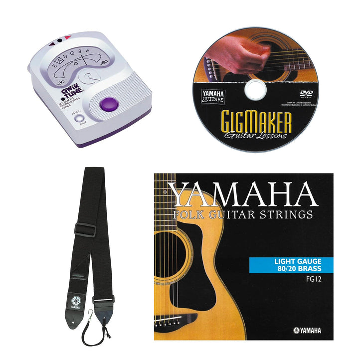 Yamaha GigMaker Standard F325 Acoustic Guitar Beginner Pack Open-Box