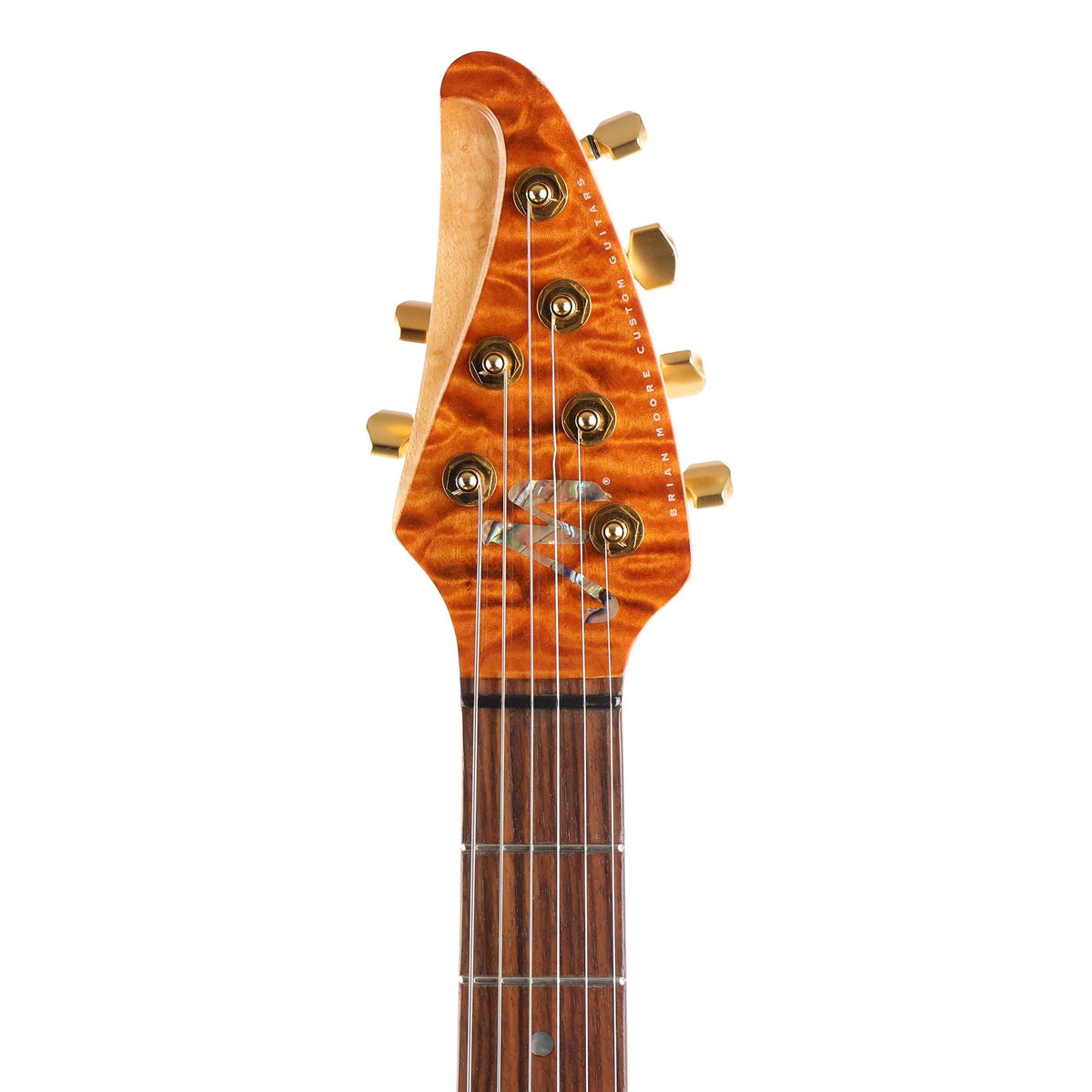 Brian Moore Semi-Hollow Piezo Quilt Top Used — 4