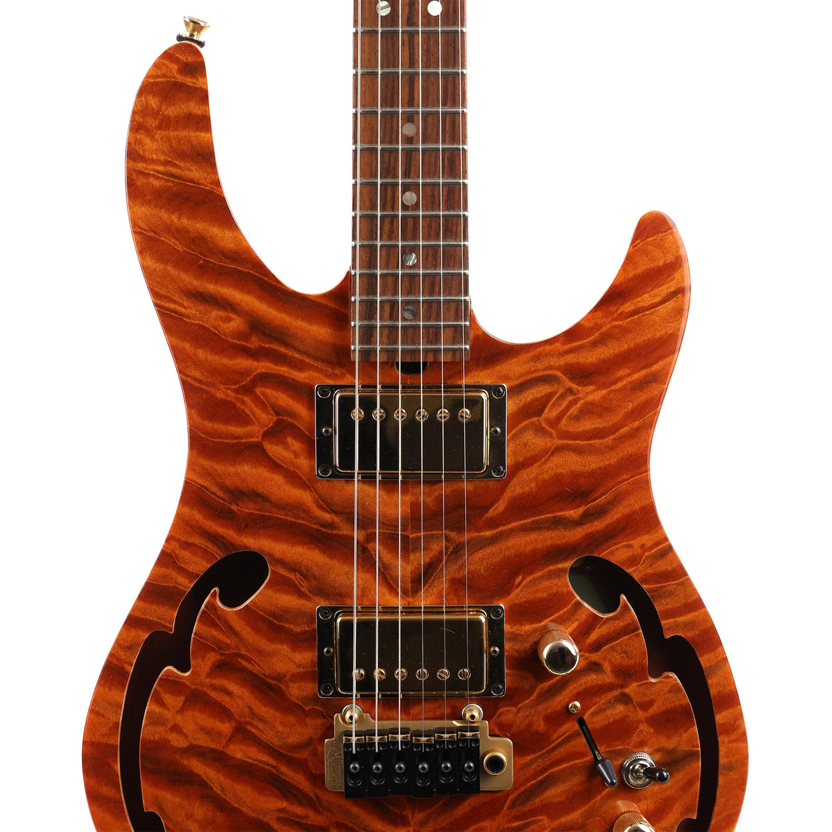Brian Moore Semi-Hollow Piezo Quilt Top Used — 6