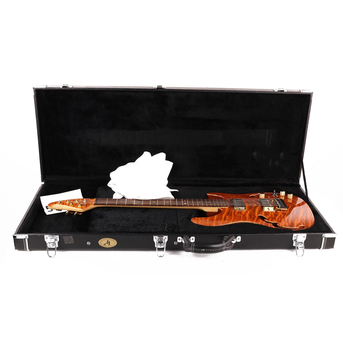Brian Moore Semi-Hollow Piezo Quilt Top Used — 9