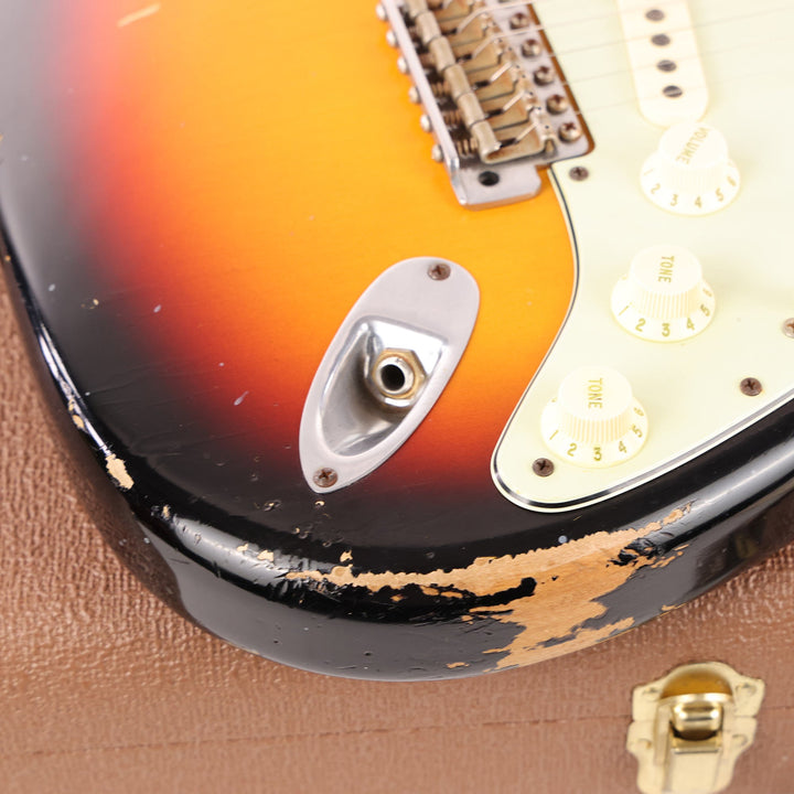 Fender Custom Shop 1960 Stratocaster Relic 3-Tone Sunburst Masterbuilt Mark Kendrick 2009