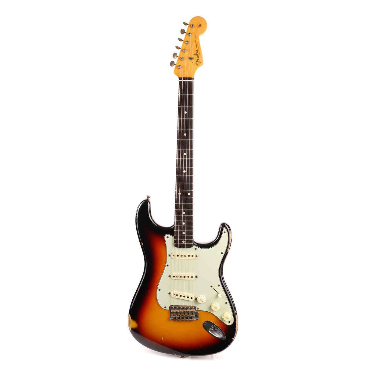 Fender Custom Shop 1960 Stratocaster Relic 3-Tone Sunburst Masterbuilt Mark Kendrick 2009 — 2