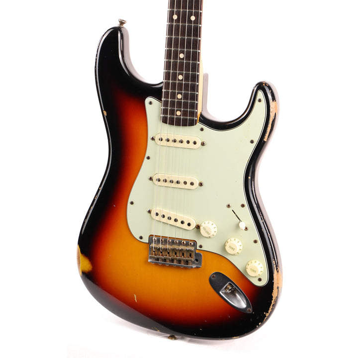 Fender Custom Shop 1960 Stratocaster Relic 3-Tone Sunburst Masterbuilt Mark Kendrick 2009