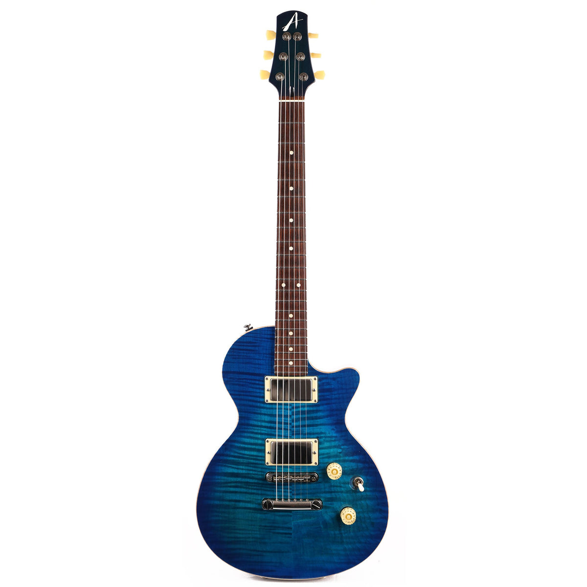 Tom Anderson Bobcat Bora to Transparent Blue Burst 2016 — 2
