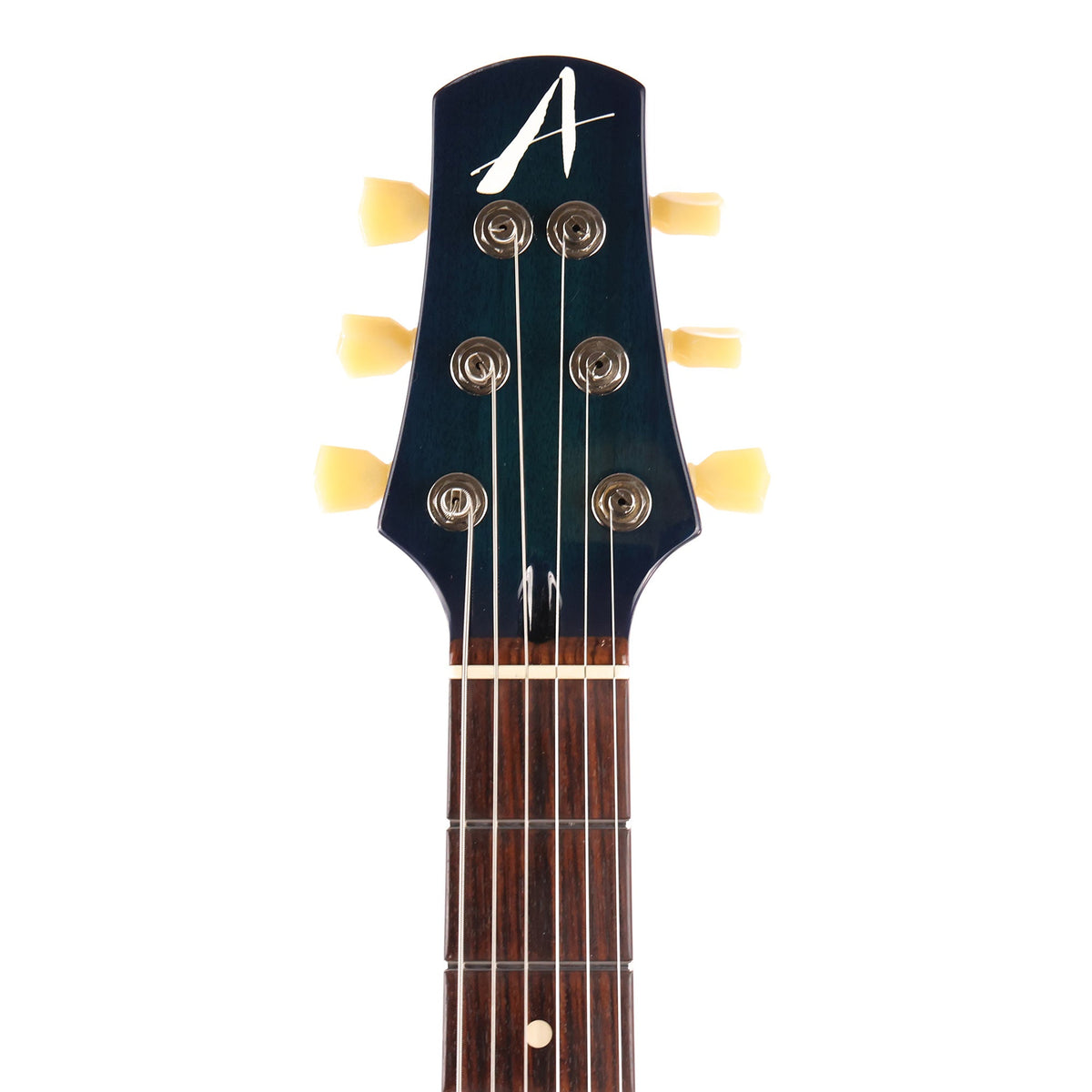Tom Anderson Bobcat Bora to Transparent Blue Burst 2016 — 4