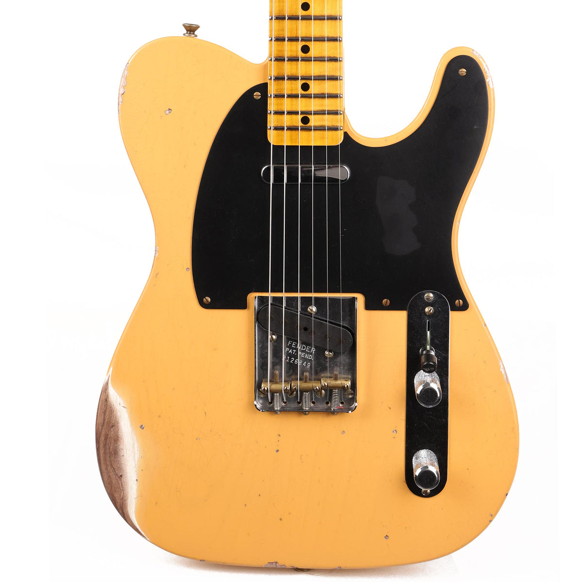 Fender Custom Shop 1951 Nocaster Relic Aged Nocaster Blonde Flame Maple Neck — 1