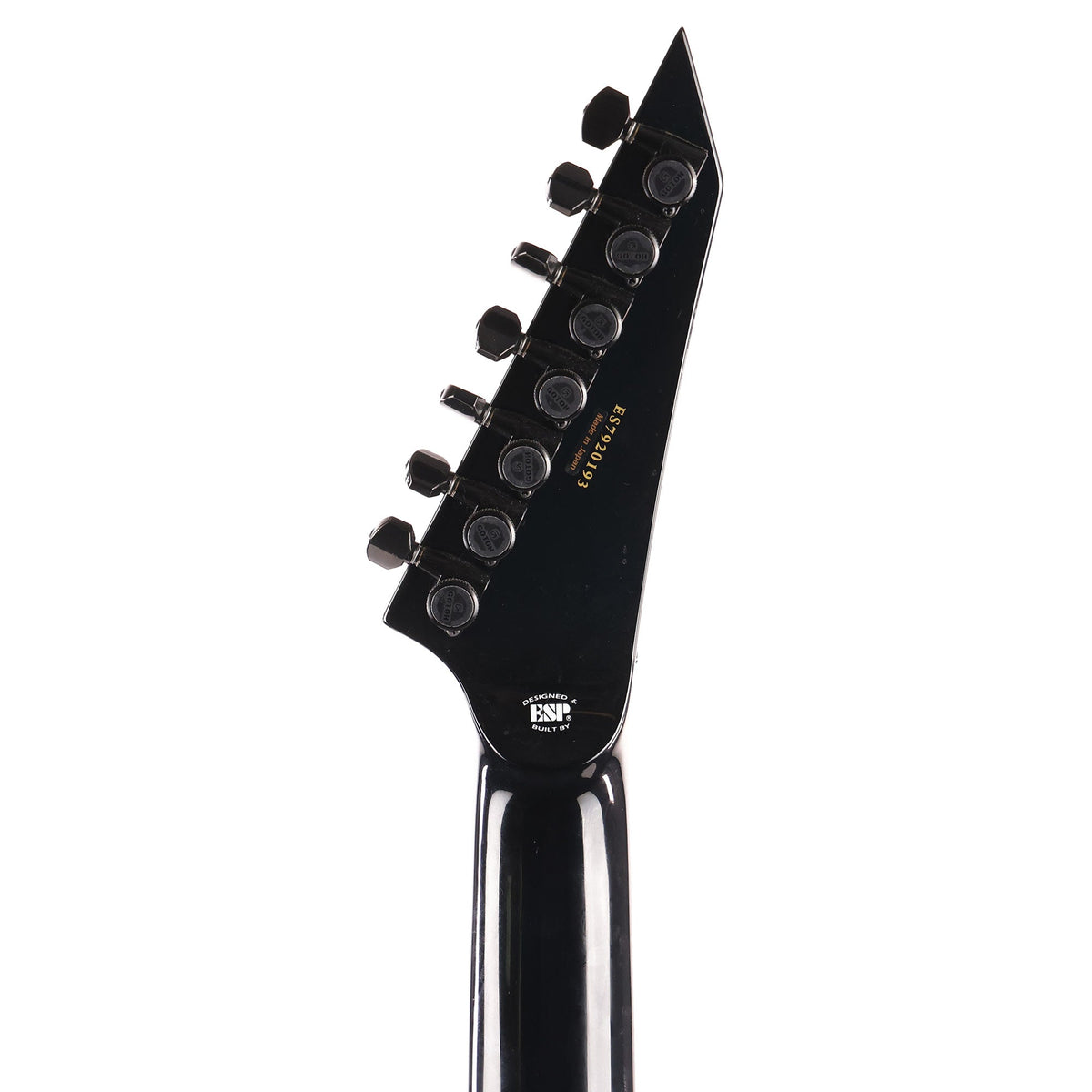 ESP E-II Horizon FR-7 Black Turquoise Burst Used — 5