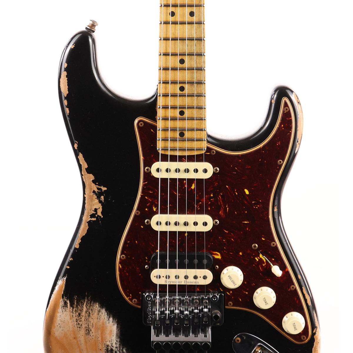 Fender Custom Shop ZF Stratocaster Heavy Relic Black 2022 — 6