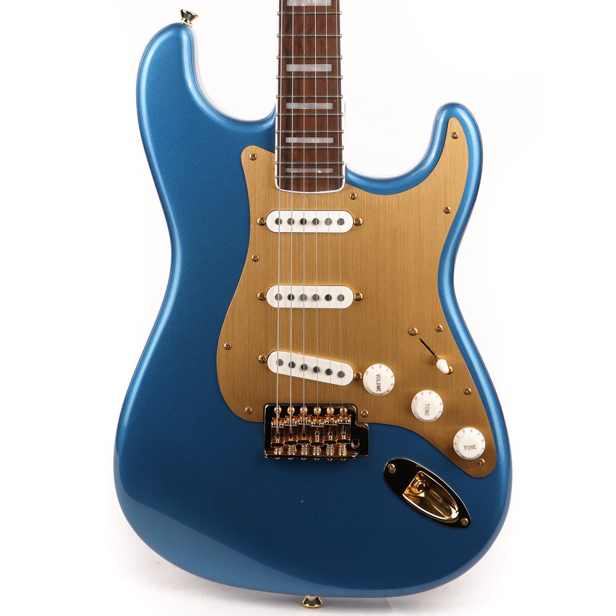 Squier 40th Anniversary Stratocaster Gold Edition Lake Placid Blue