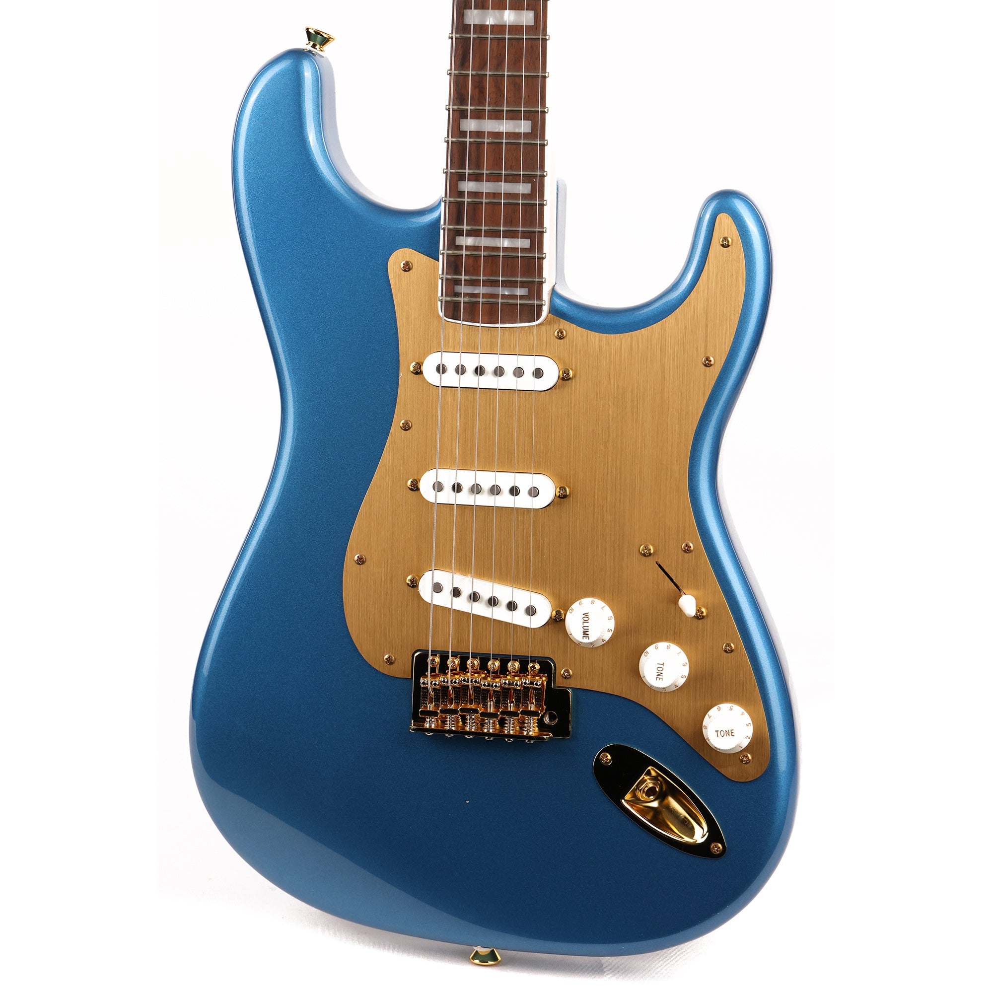 Squier 40th Anniversary Stratocaster Gold Edition Lake