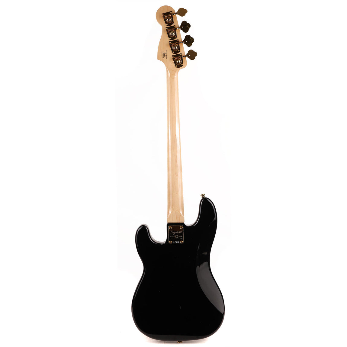 Squier 40th Anniversary Precision Bass Gold Edition Black | The