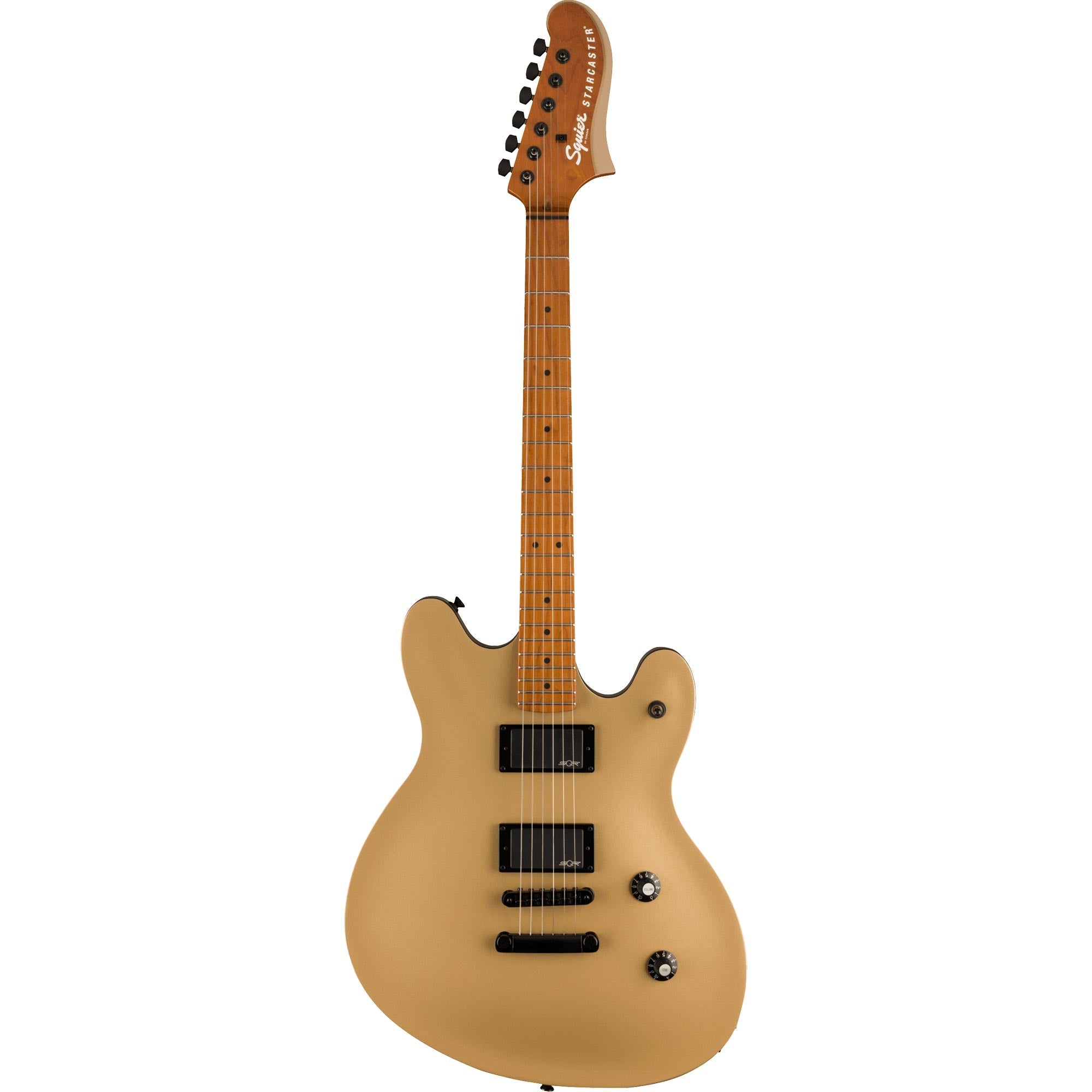 Squier Contemporary Active Starcaster Shoreline Gold | The Music Zoo