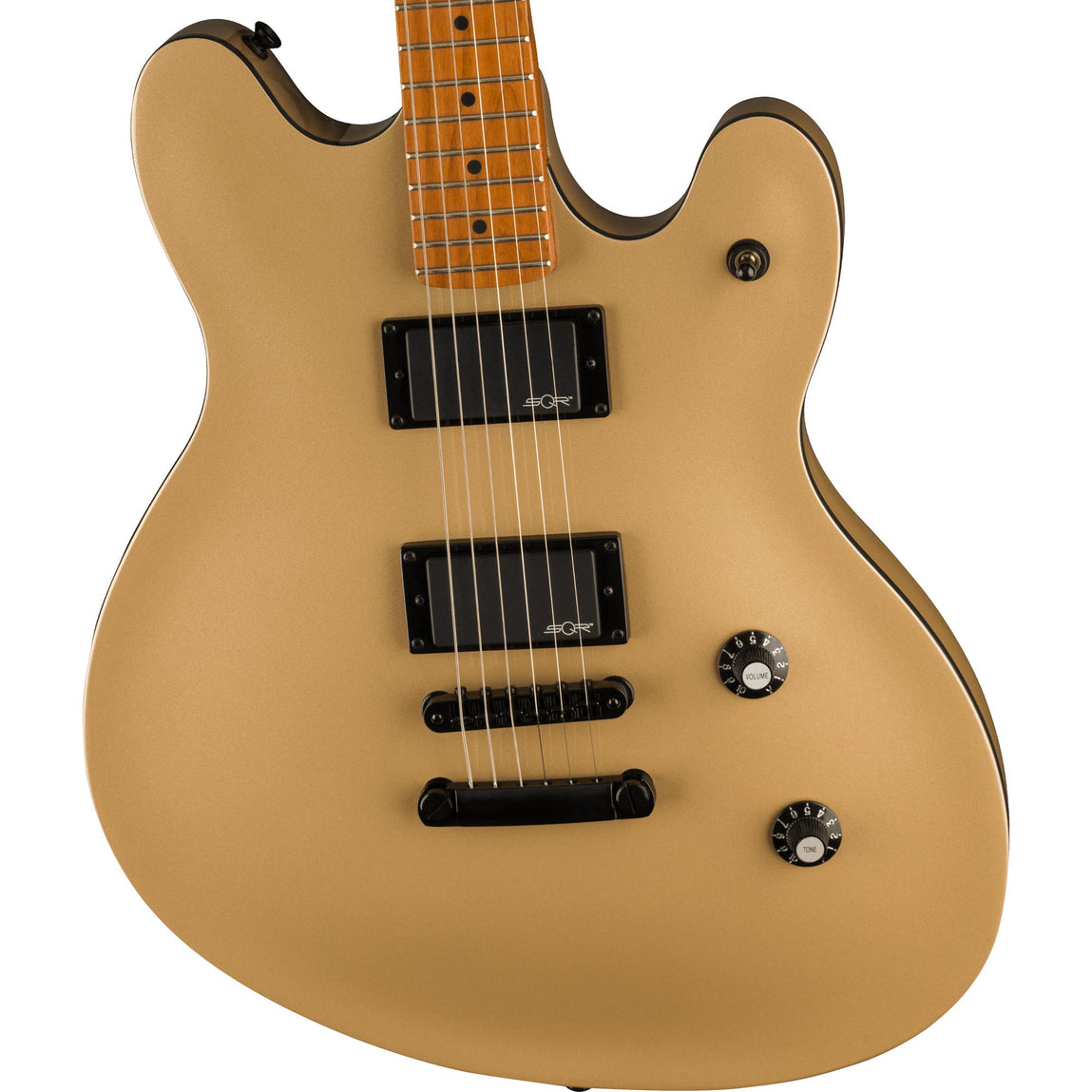 Squier Contemporary Active Starcaster Shoreline Gold | The Music Zoo