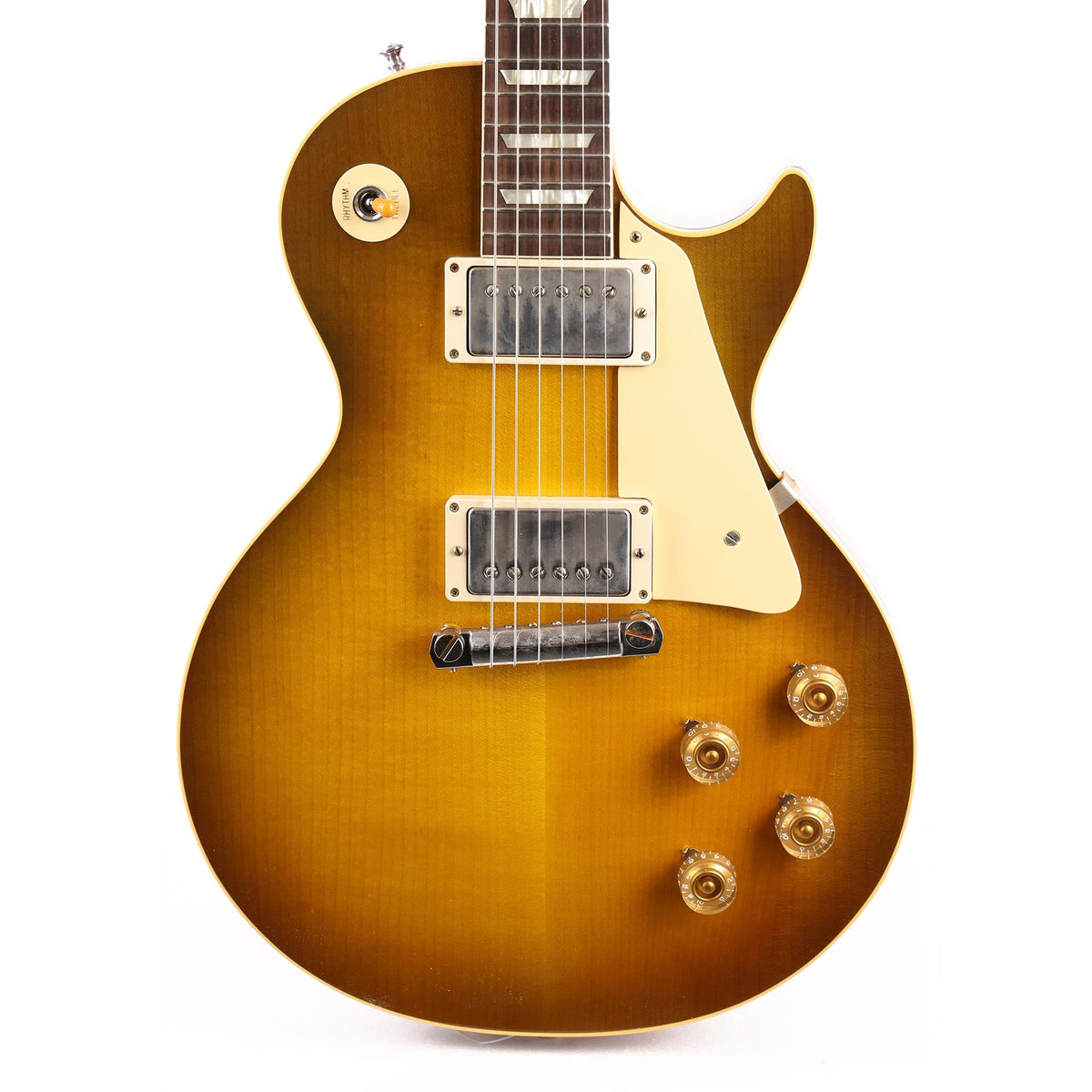 Gibson Custom Shop 1954 Les Paul Reissue with Humbuckers Green Lemon VOS — 1