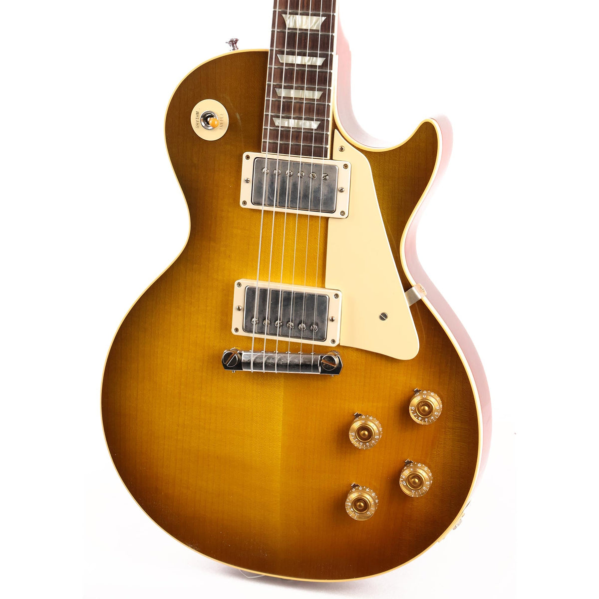 Gibson Custom Shop 1954 Les Paul Reissue with Humbuckers Green Lemon VOS — 7