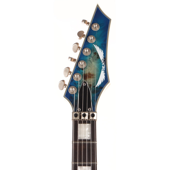 Dean Exile Select Floyd Burled Poplar Satin Turquoise Burst 2022