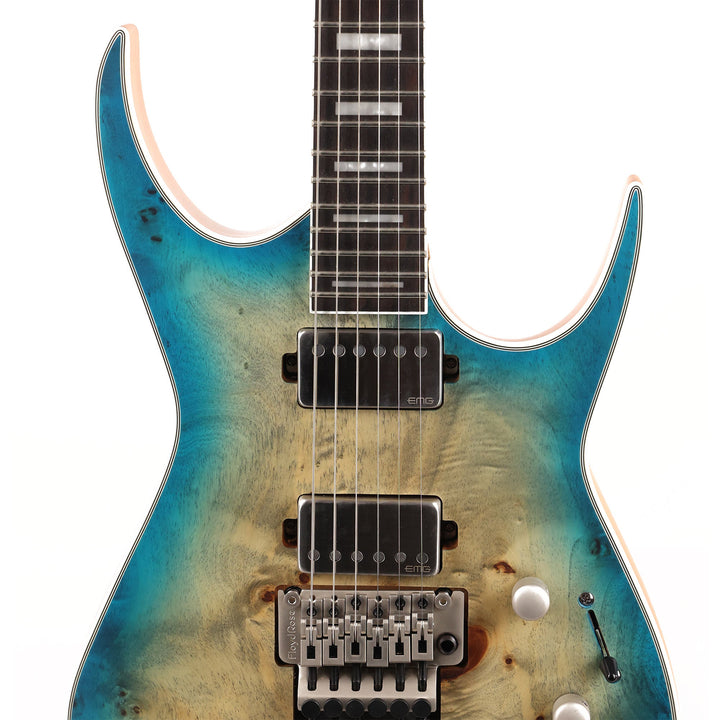 Dean Exile Select Floyd Burled Poplar Satin Turquoise Burst 2022