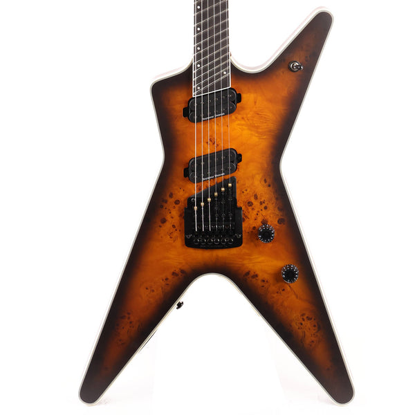Dean ML Select 6 String Multiscale Kahler Burled Maple Satin Natural Black Burst