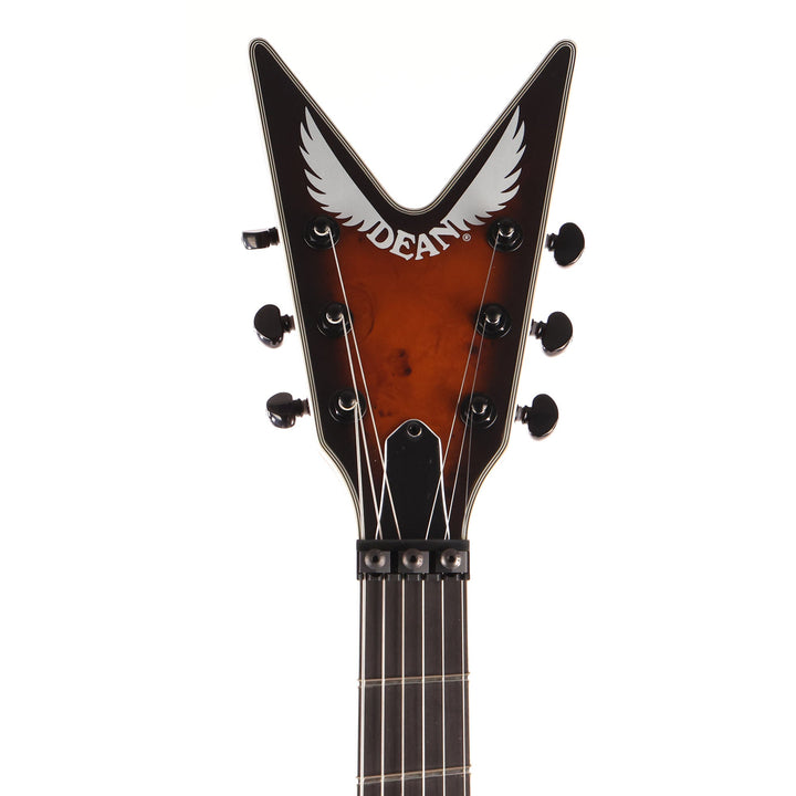 Dean ML Select 6 String Multiscale Kahler Burled Maple Satin Natural Black Burst Used