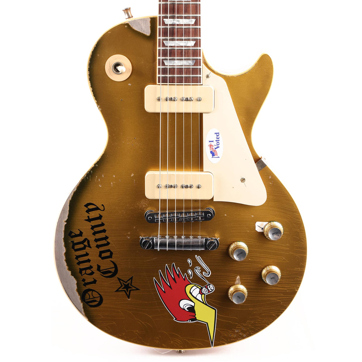 Gibson Custom Shop Mike Ness 1976 Les Paul Deluxe Guitar Murphy Lab Aged — 1