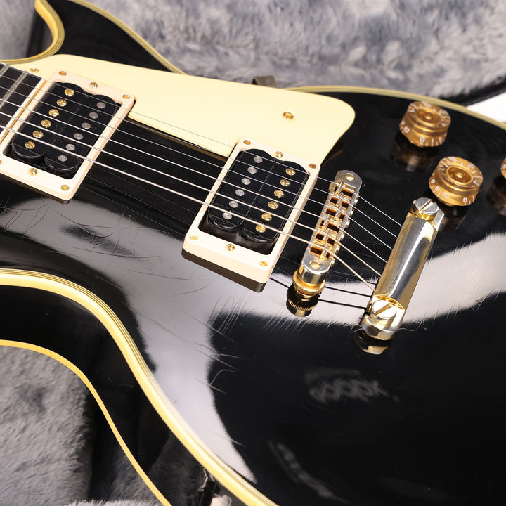 Gibson Custom Shop Les Paul Custom Made 2 Measure Cream Plastics and Gold Hardware Ultra Light Aged