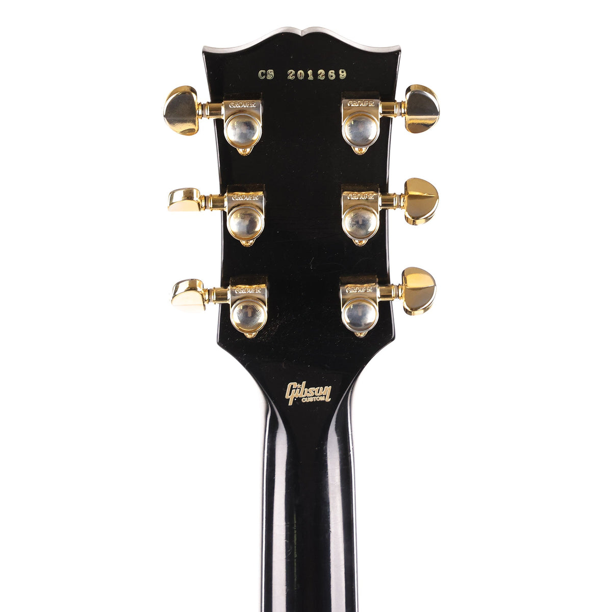 Gibson Custom Shop Les Paul Custom Made 2 Measure Cream Plastics and Gold Hardware Ultra Light Aged — 5