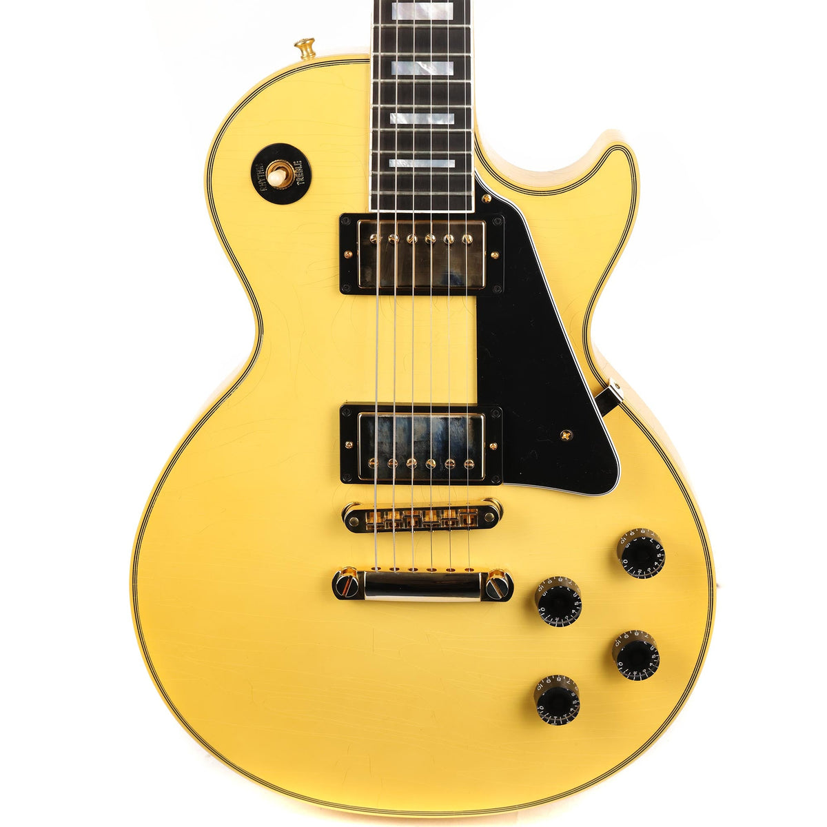 Gibson Custom Shop Les Paul Custom Aspen White Ultra Light Aged Made 2 Measure — 1