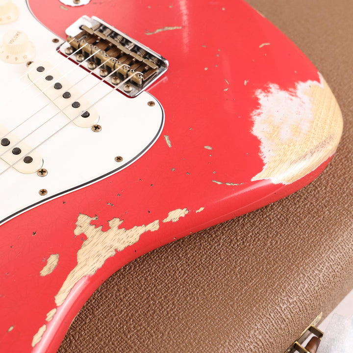 Fender Custom Shop Korina 1963 Stratocaster Fiesta Red Heavy Relic Used