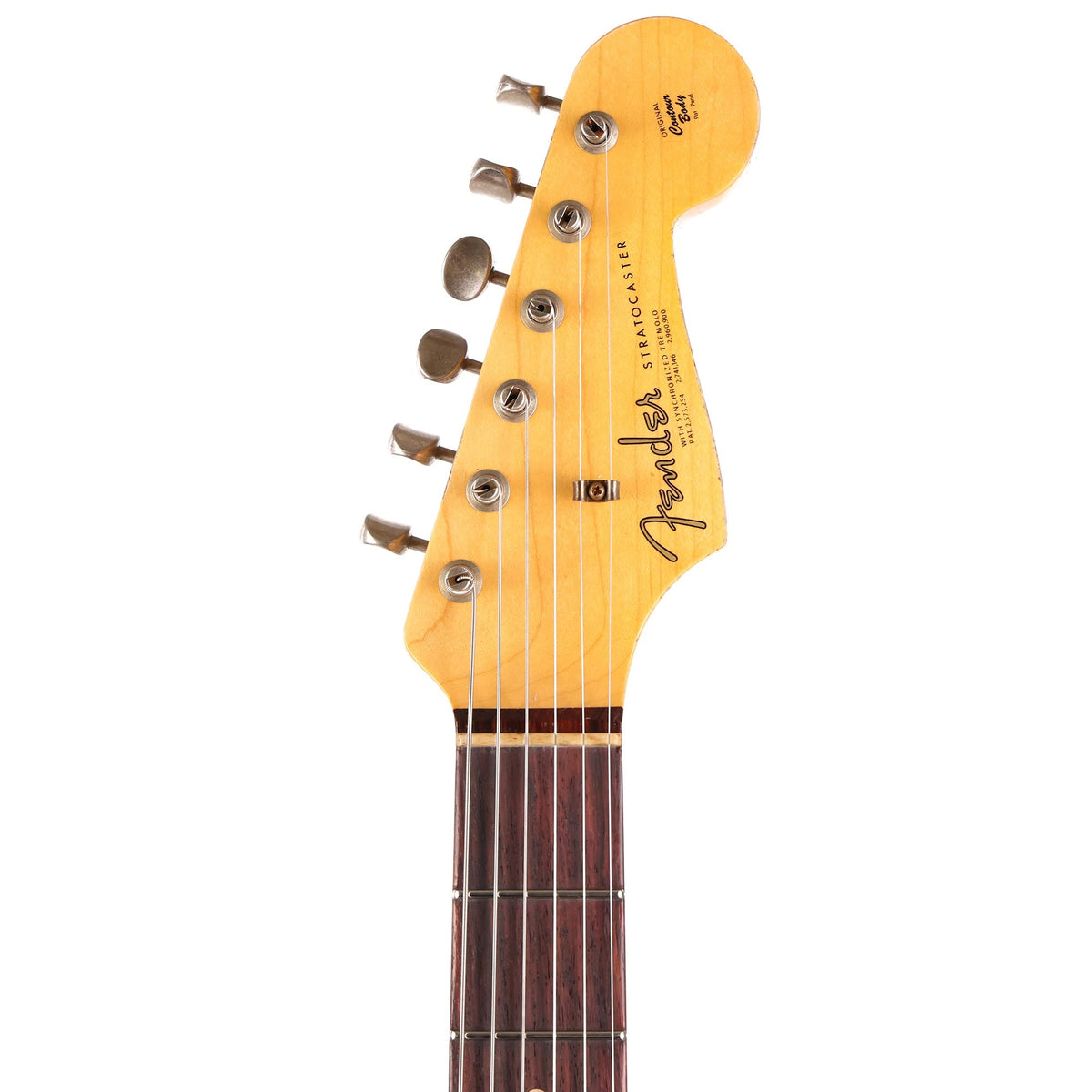 Fender Custom Shop Korina 1963 Stratocaster Fiesta Red Heavy Relic Used — 4