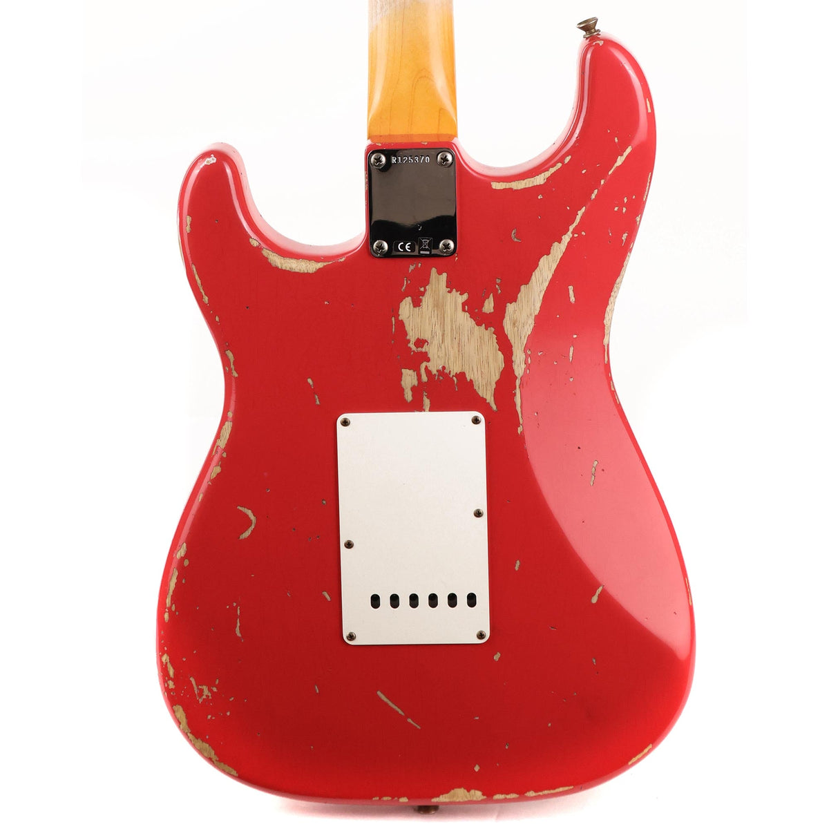 Fender Custom Shop Korina 1963 Stratocaster Fiesta Red Heavy Relic Used — 6