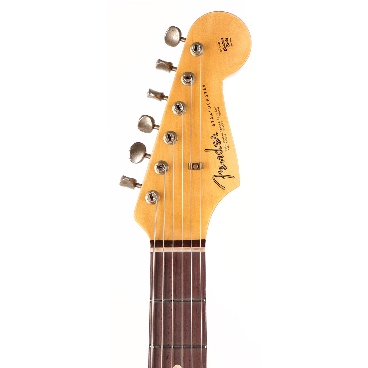 Fender Custom Shop Korina 1963 Stratocaster Fiesta Red Journeyman Relic — 4