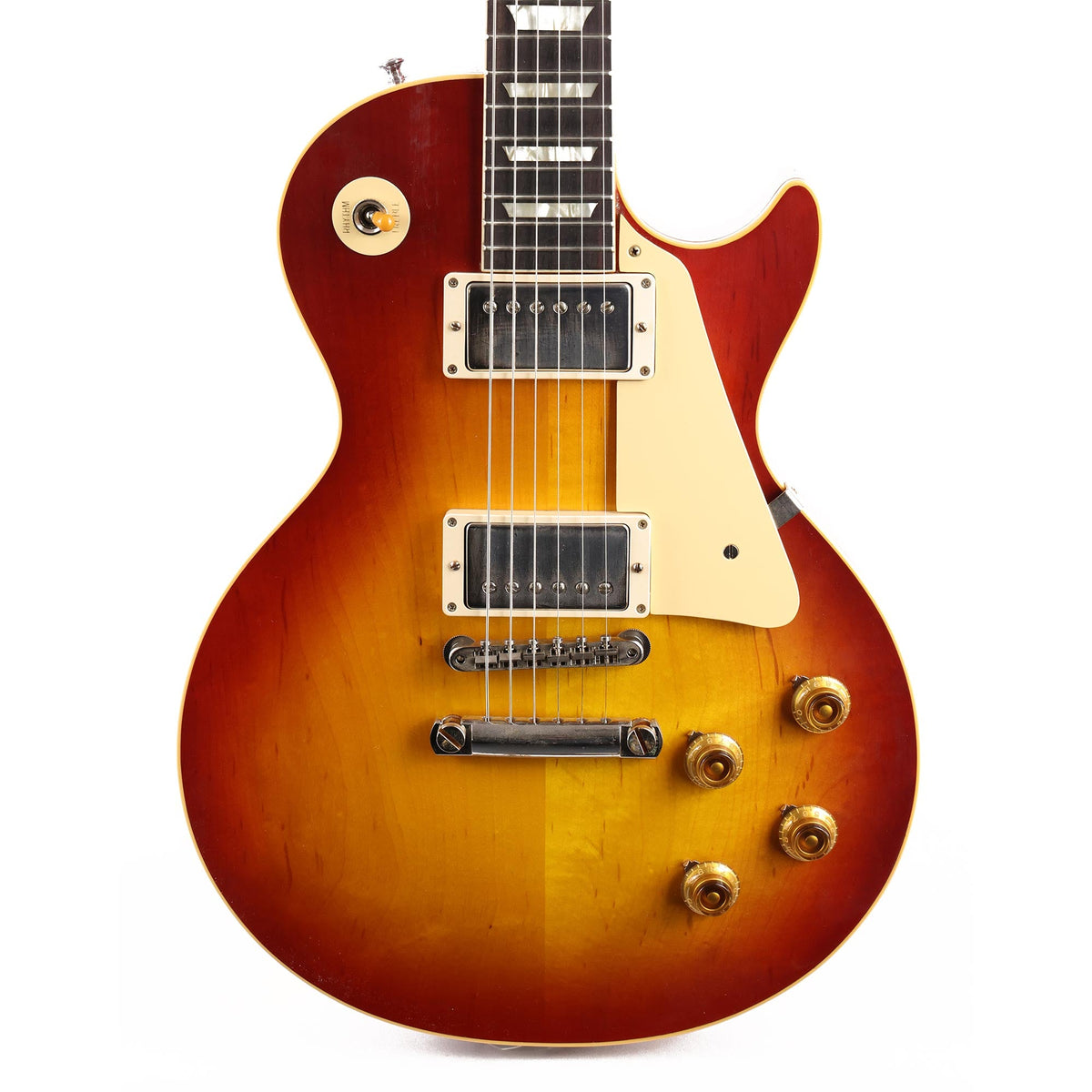 Gibson Custom Shop 1958 Les Paul Reissue Washed Cherry Sunburst VOS — 1