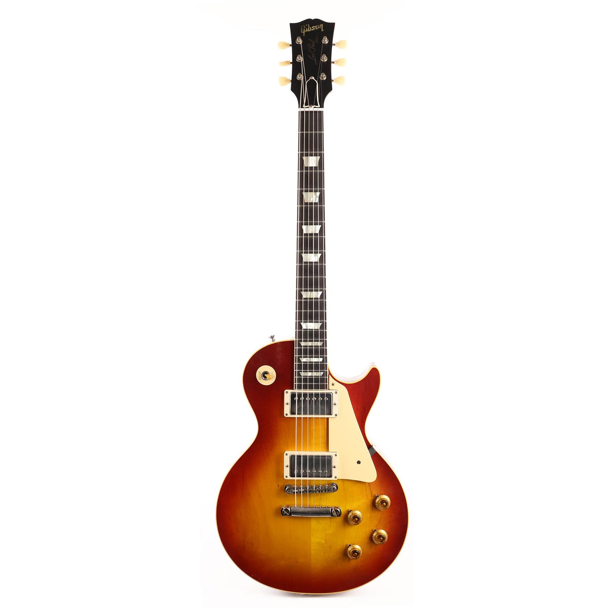 Gibson Custom Shop 1958 Les Paul Reissue Washed Cherry Sunburst VOS — 2