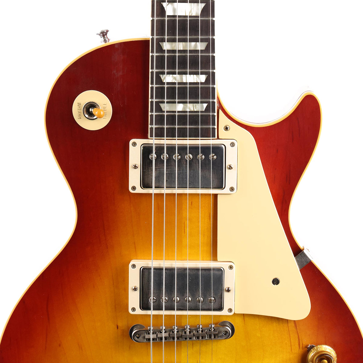 Gibson Custom Shop 1958 Les Paul Reissue Washed Cherry Sunburst VOS — 6
