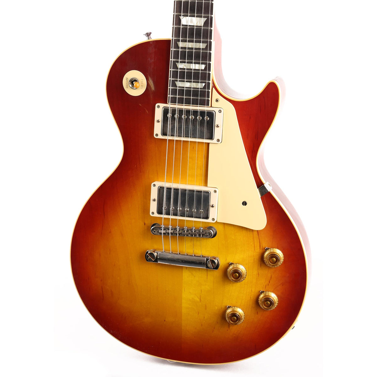 Gibson Custom Shop 1958 Les Paul Reissue Washed Cherry Sunburst VOS — 7