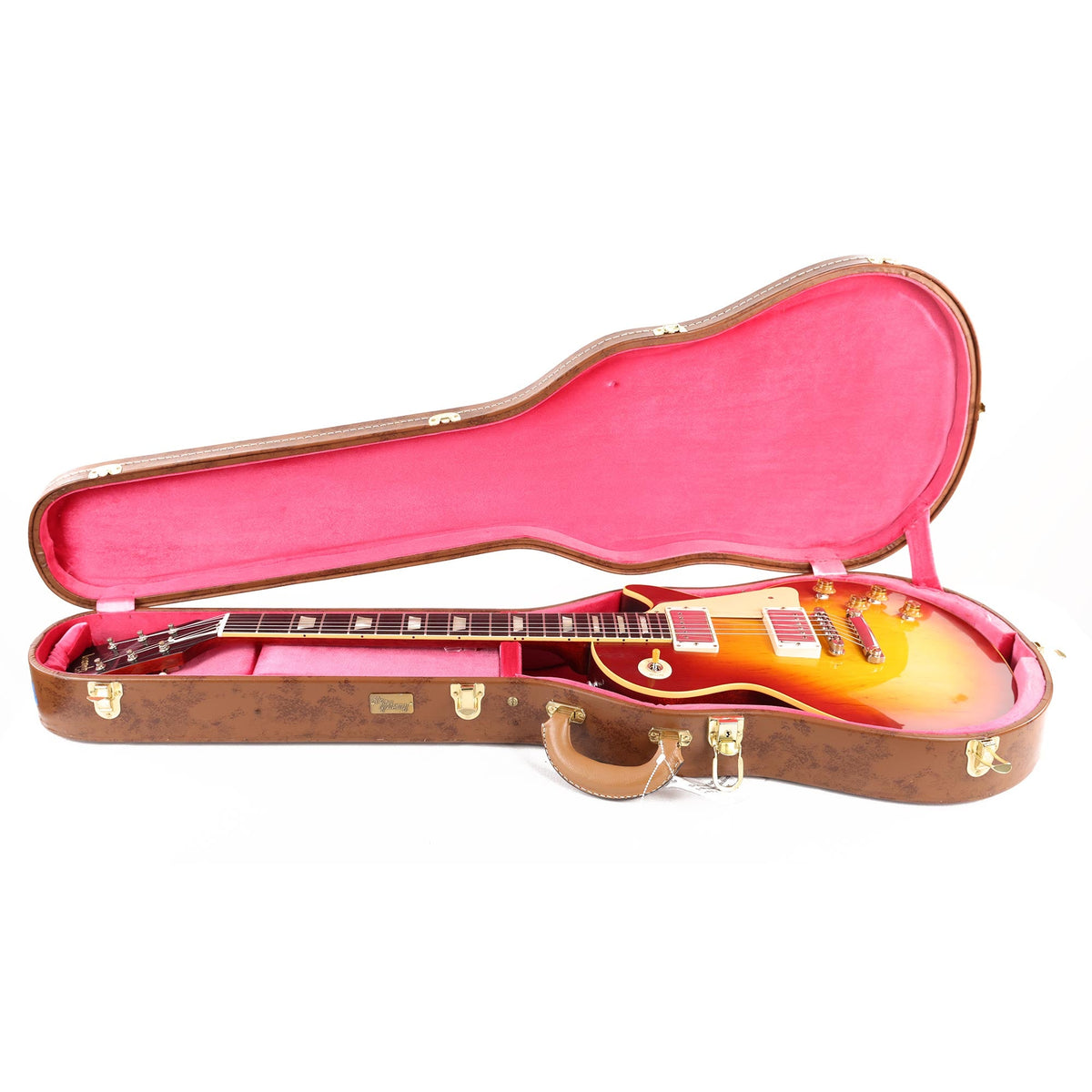 Gibson Custom Shop 1958 Les Paul Reissue Washed Cherry Sunburst VOS — 8