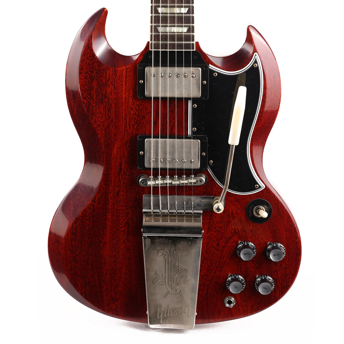 Gibson Custom Shop 1964 SG Standard Reissue Maestro VOS Cherry Red — 1