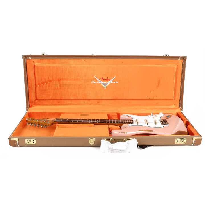 Fender Custom Shop 1960s Stratocaster Roasted Alder Shell Pink Heavy Relic 2023