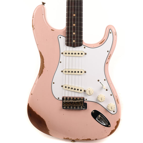 Fender Custom Shop 1960s Stratocaster Roasted Alder Shell Pink Heavy Relic