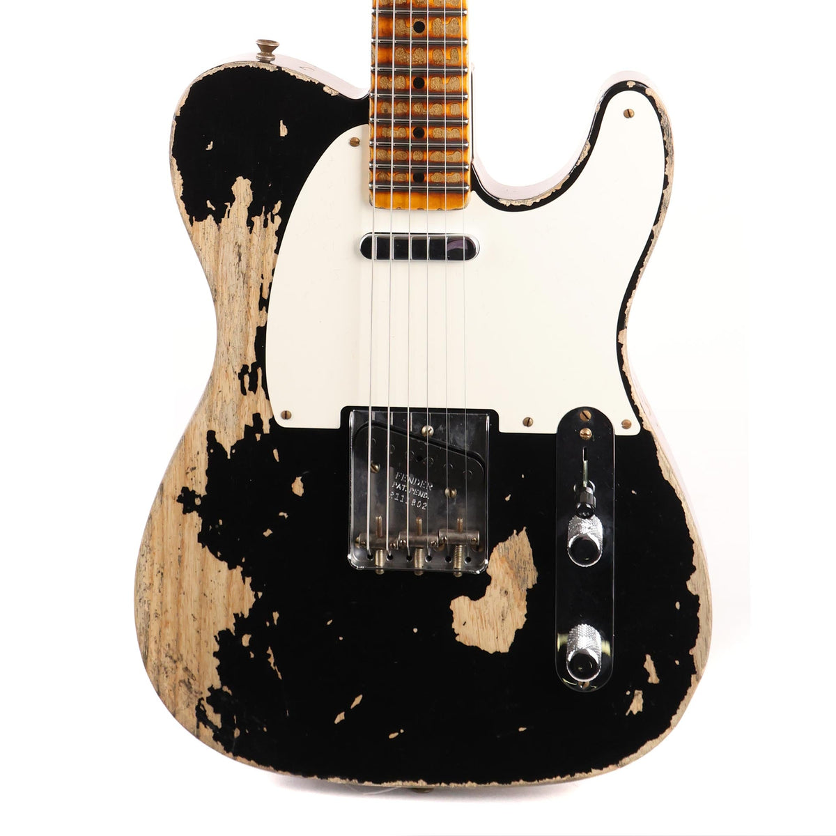 Fender Custom Shop Limited Edition 1950 Double Esquire Super Heavy Relic Aged Black — 1
