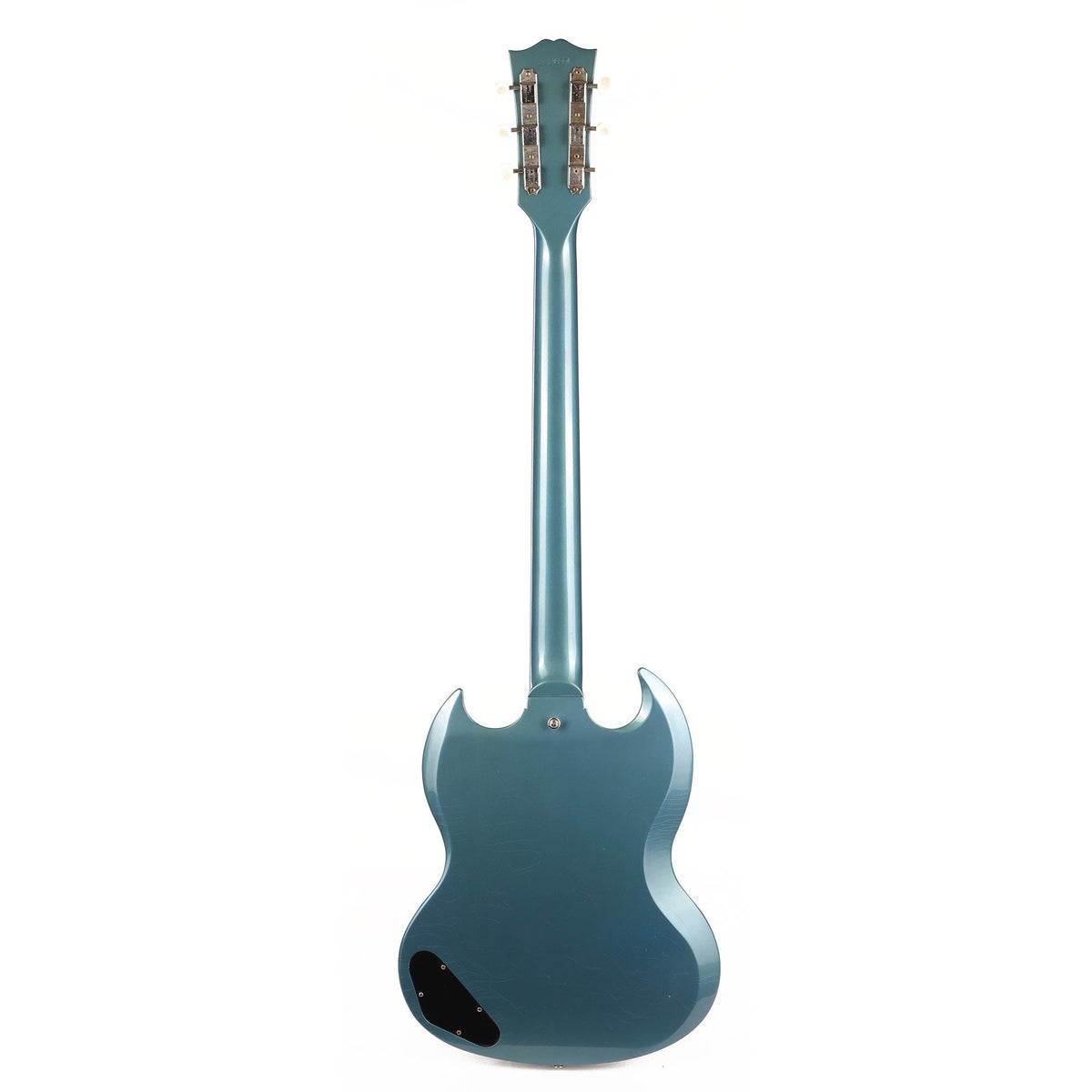 Gibson Custom Shop 1963 SG Junior Made 2 Measure Antique Pelham Blue Ultra Light Aged — 3