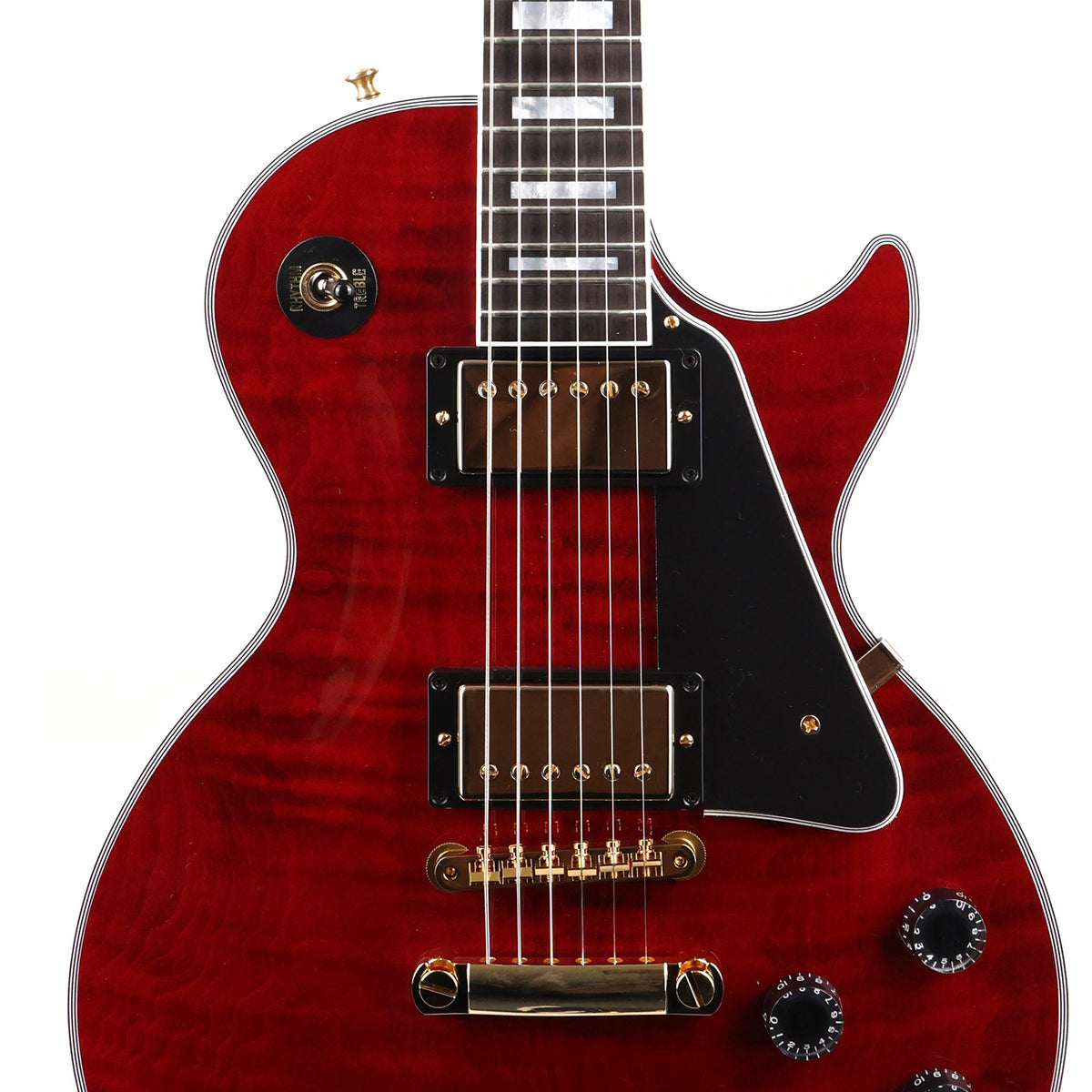 Gibson Custom Shop Les Paul Axcess Custom Figured Top Wine Red Made 2 Measure — 6