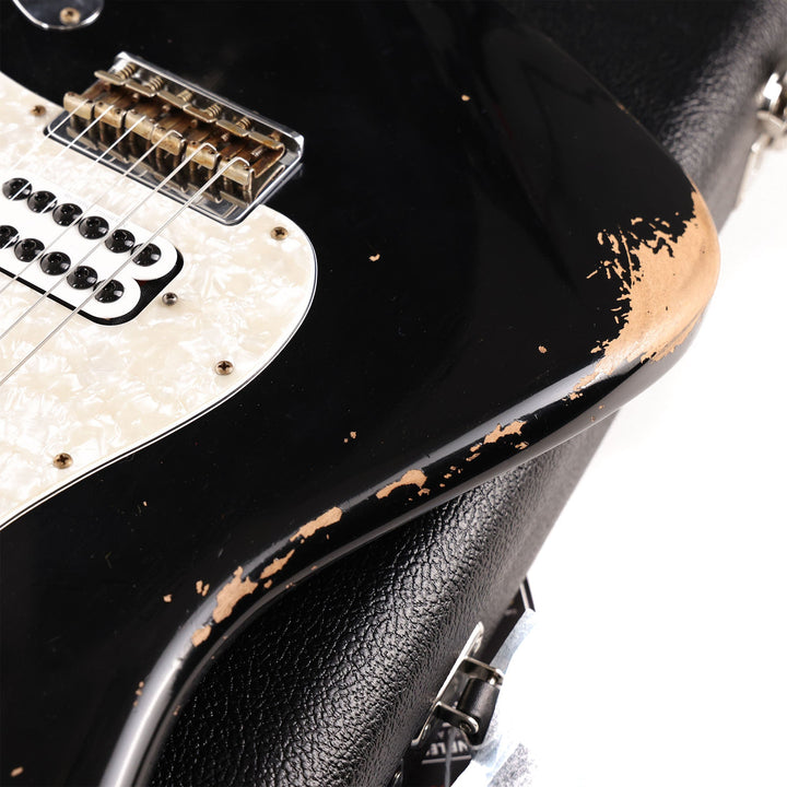 Fender Custom Shop 1969 Stratocaster Hardtail Heavy Relic Black Used