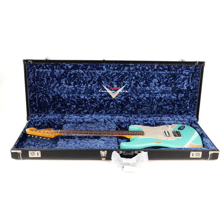 Fender Custom Shop 1969 Stratocaster Hardtail Heavy Relic Seafoam Green