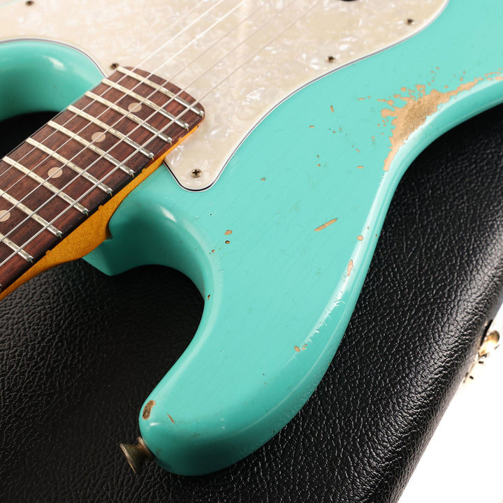 Fender Custom Shop 1969 Stratocaster Hardtail Heavy Relic Seafoam Green