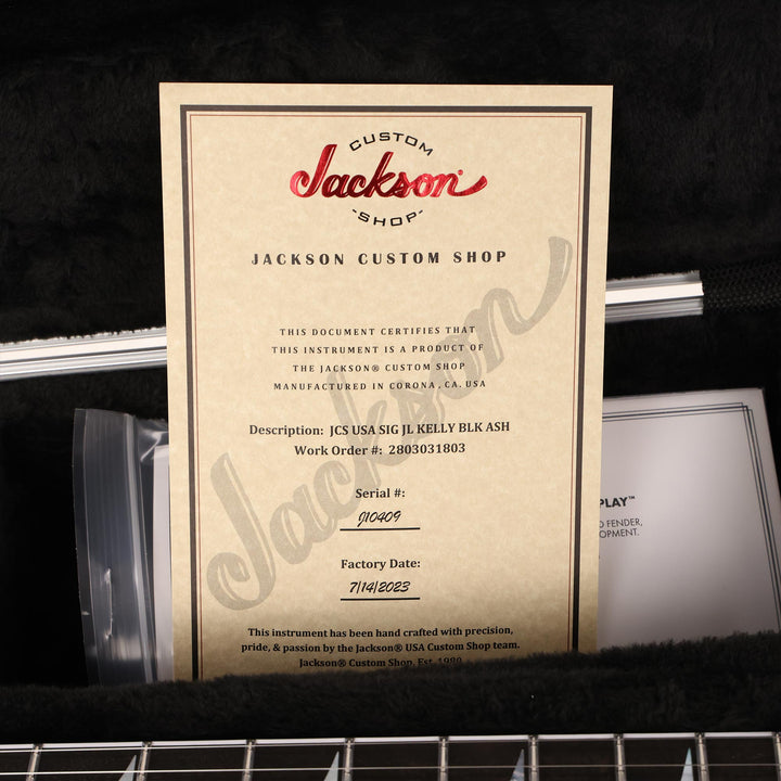 Jackson USA Jeff Loomis Signature Kelly Black Used