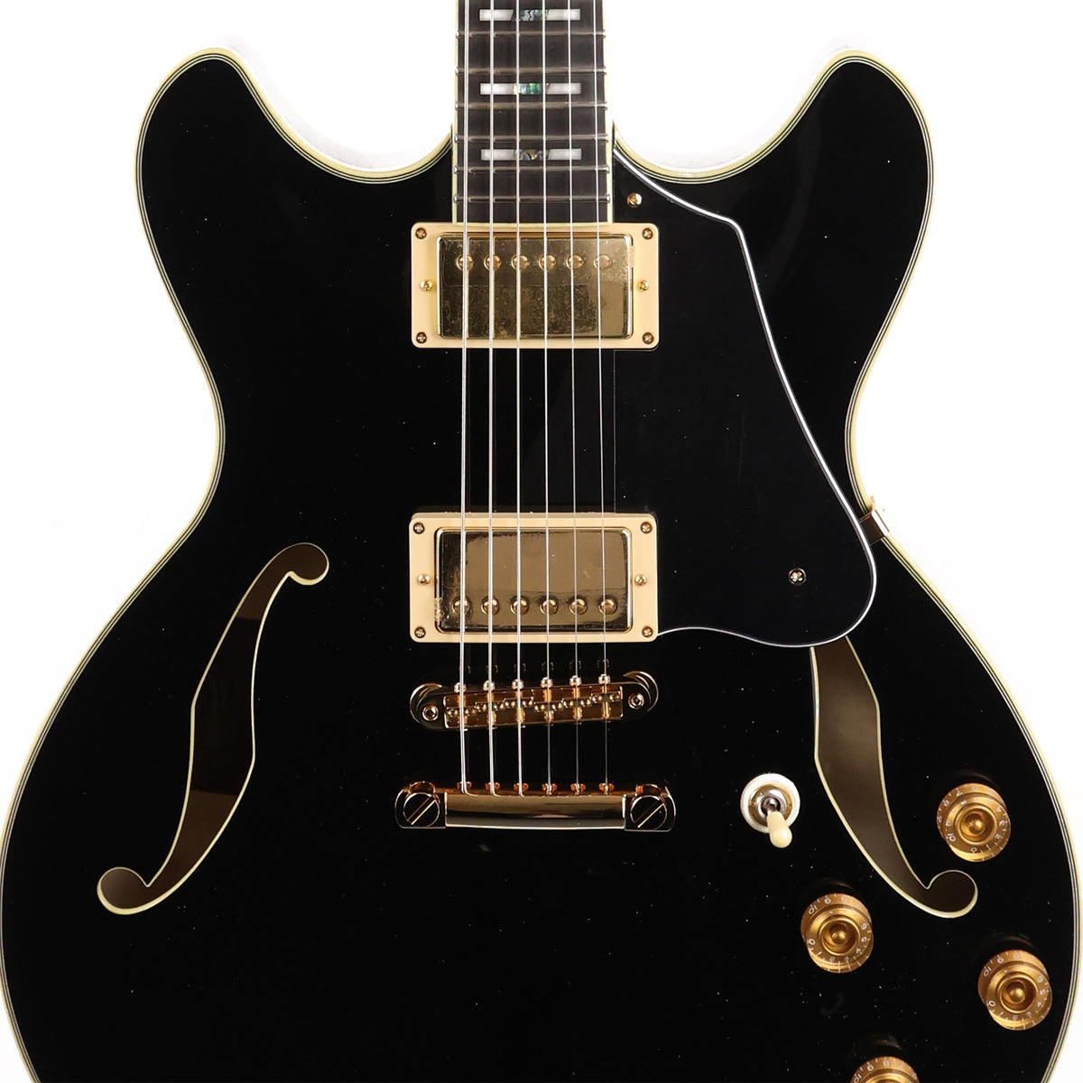 Ibanez JSM20TH John Scofield 20th Anniversary Signature Gloss Black — 6
