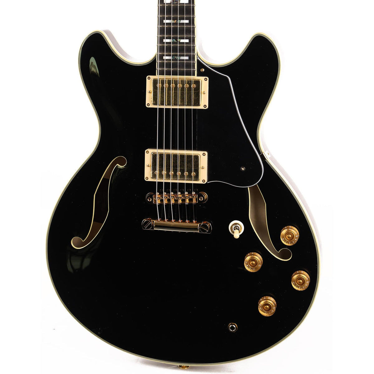 Ibanez JSM20TH John Scofield 20th Anniversary Signature Gloss Black — 7